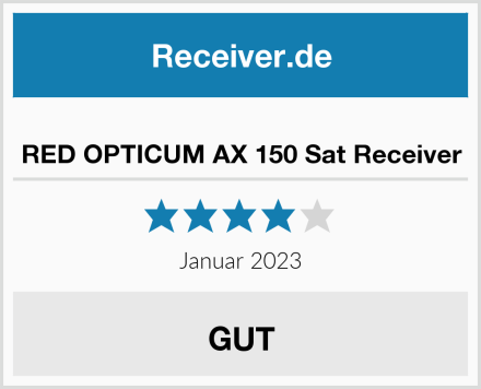  RED OPTICUM AX 150 Sat Receiver Test