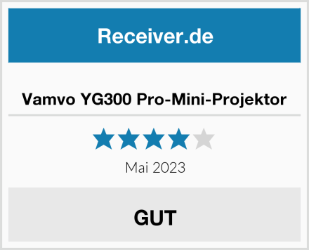  Vamvo YG300 Pro-Mini-Projektor Test