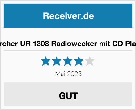  Karcher UR 1308 Radiowecker mit CD Player Test