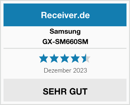 Samsung GX-SM660SM Test