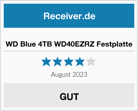  WD Blue 4TB WD40EZRZ Festplatte Test
