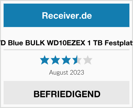 WD Blue BULK WD10EZEX 1 TB Festplatte Test