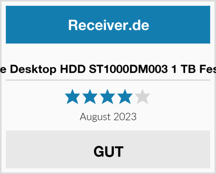  Seagate Desktop HDD ST1000DM003 1 TB Festplatte Test