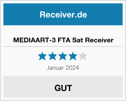  MEDIAART-3 FTA Sat Receiver Test