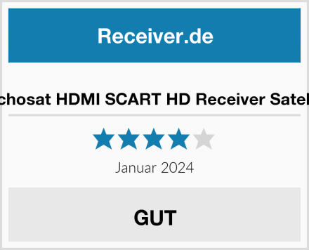  Echosat HDMI SCART HD Receiver Satellit Test