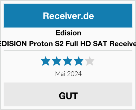Edision EDISION Proton S2 Full HD SAT Receiver Test