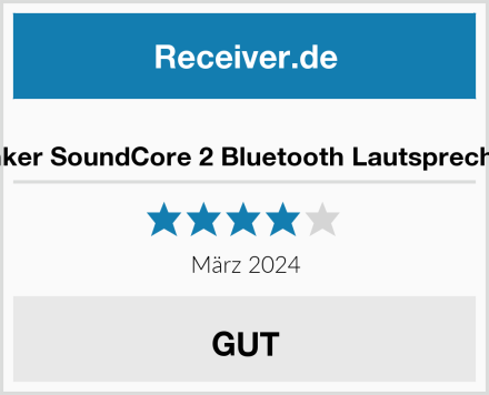  Anker SoundCore 2 Bluetooth Lautsprecher Test