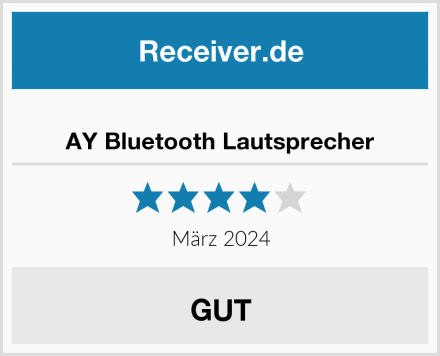  AY Bluetooth Lautsprecher Test