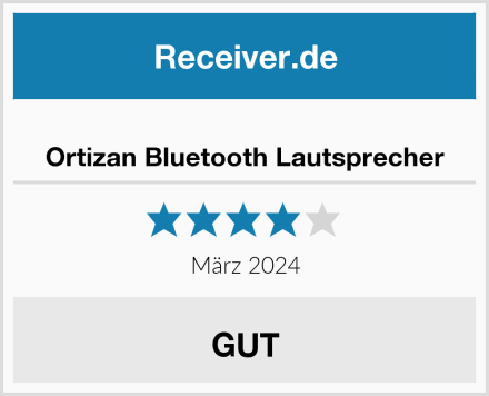  Ortizan Bluetooth Lautsprecher Test