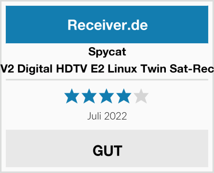 Spycat Mini V2 Digital HDTV E2 Linux Twin Sat-Receiver Test