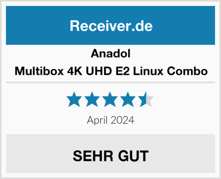 Anadol Multibox 4K UHD E2 Linux Combo Test