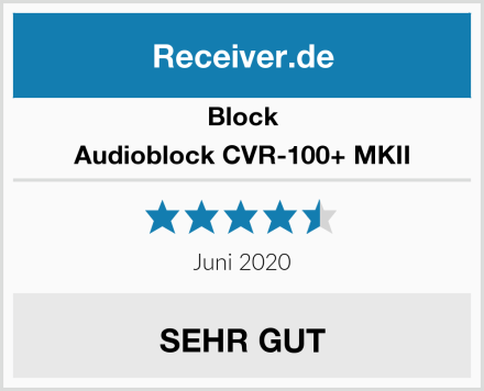 Block Audioblock CVR-100+ MKII Test