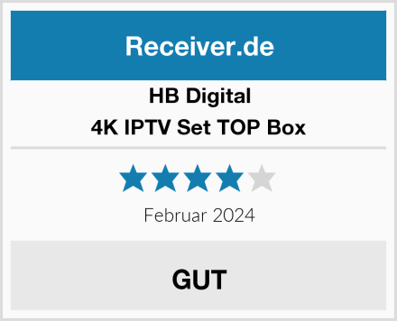 HB Digital 4K IPTV Set TOP Box Test