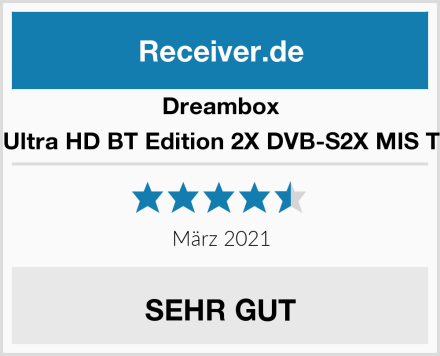Dreambox One Ultra HD BT Edition 2X DVB-S2X MIS Tuner Test