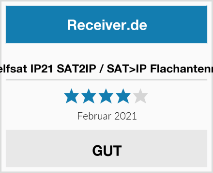  Selfsat IP21 SAT2IP / SAT>IP Flachantenne Test