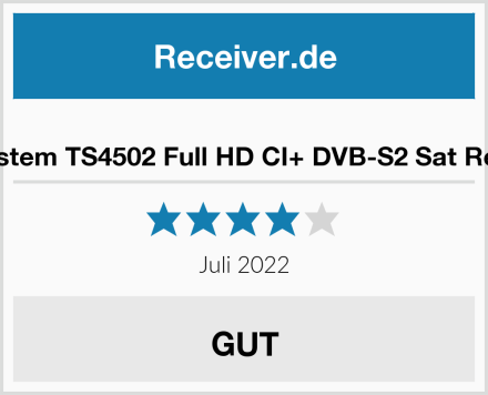  Telesystem TS4502 Full HD CI+ DVB-S2 Sat Receiver Test