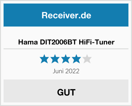  Hama DIT2006BT HiFi-Tuner Test