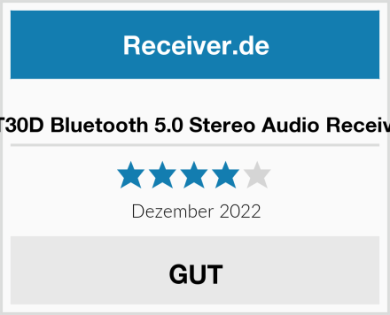  Fosi Audio BT30D Bluetooth 5.0 Stereo Audio Receiver Verstärker Test